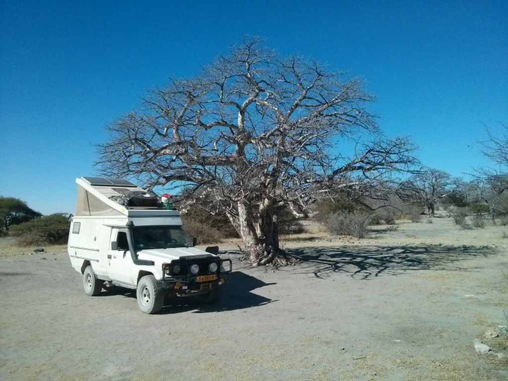 Our 4x4 camper in Botswana